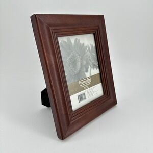 Home Target Wood Collection 5x7 Picture Frame Cherry Finish Beveled Edge
